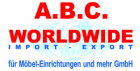 Logo der Firma A.B.C. Worldwide Import für Möbeleinrichtungen und mehr GmbH