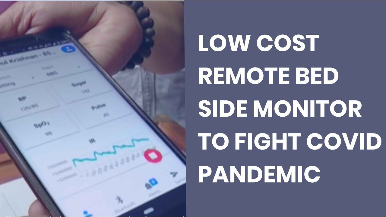 Low cost remote bed side monitor
