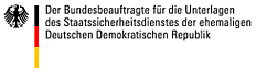 Logo der Firma Der Bundesbeauftragte für die Unterlagen des Staatssicherheitsdienstes der ehemaligen Deutschen Demokratischen Republik