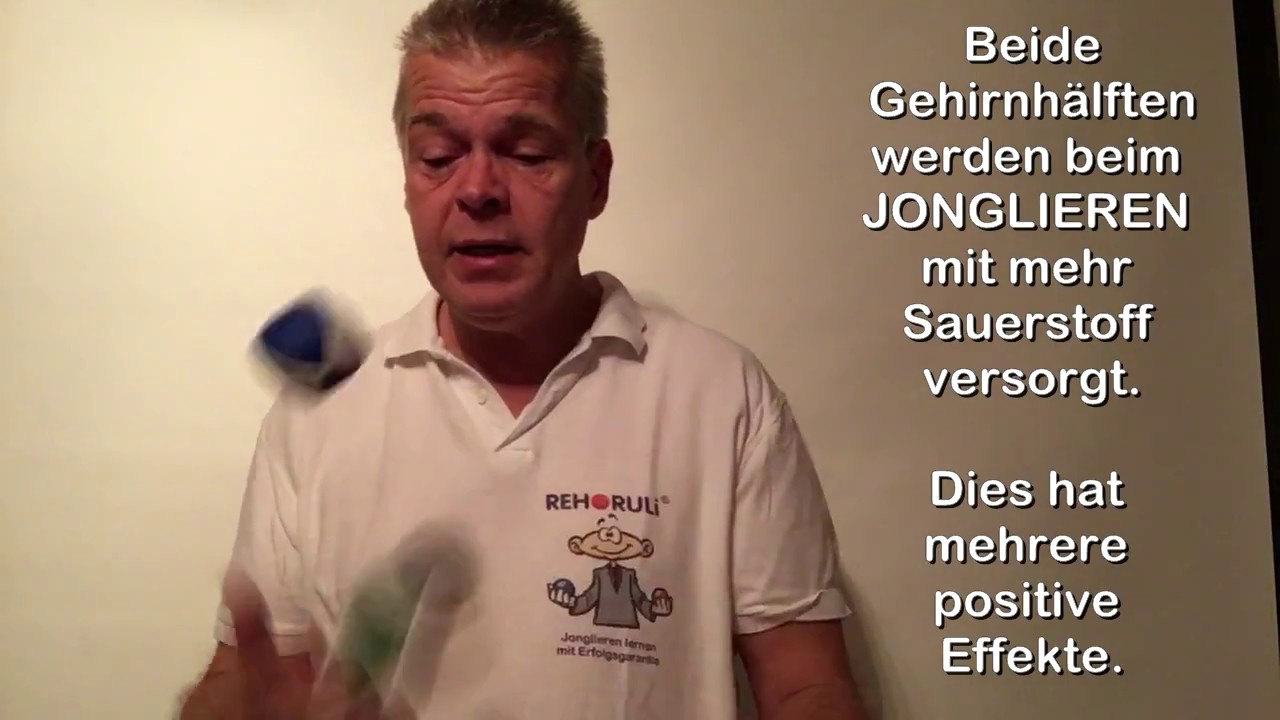 Warum Jonglieren? - Münchner für Jonglier-Schnellkurs (10 Min.) gesucht