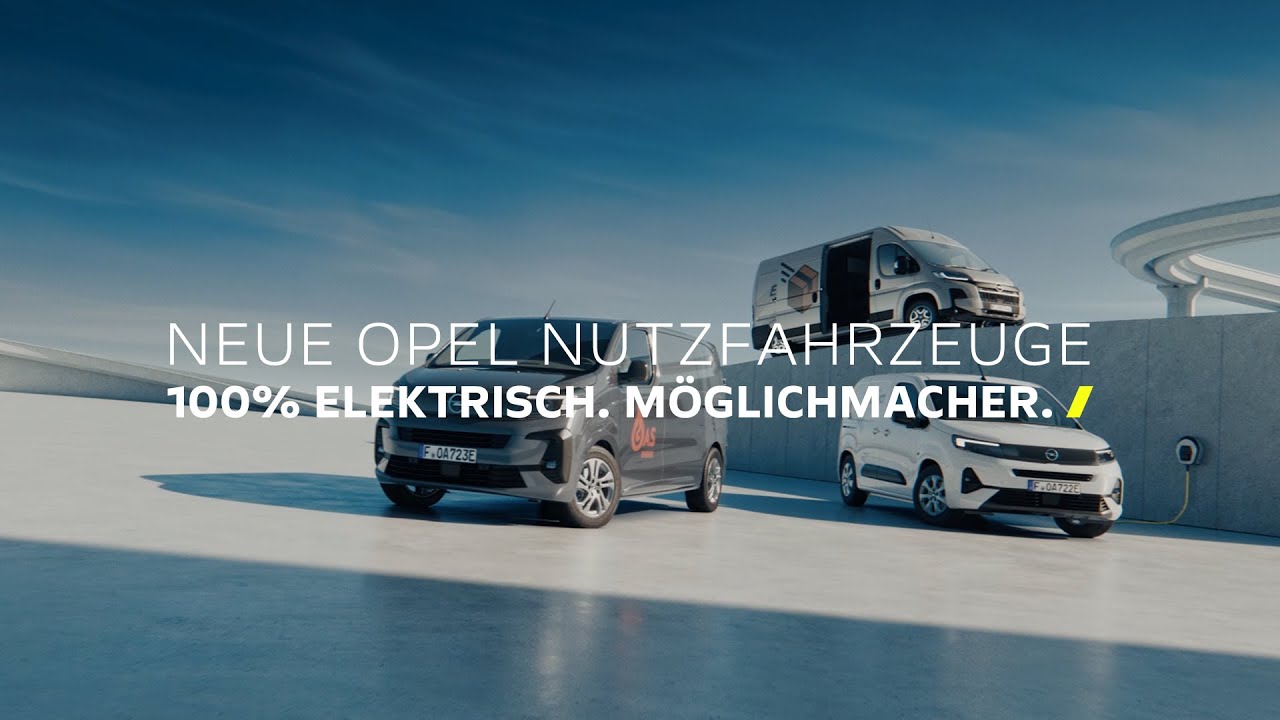 Die neuen Opel Nutzfahrzeuge – 100% elektrisch. Möglichmacher.