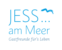 Logo der Firma Jess... am Meer