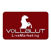 Logo der Firma vollblut LiveMarketing