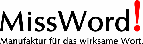 Logo der Firma Gruner Kommunikation/MissWord!