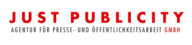 Logo der Firma JUST PUBLICITY Agentur für Presse- und Öffentlichkeitsarbeit GmbH