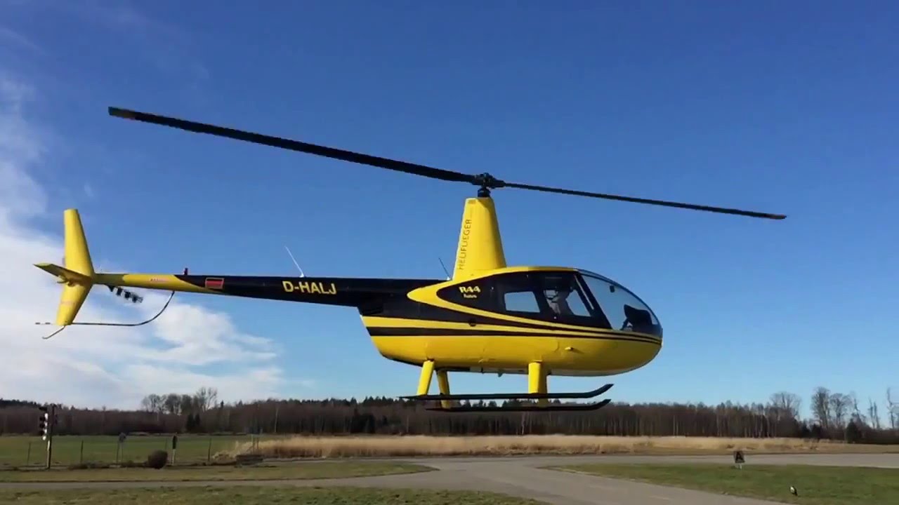 Der Heliflieger.com-Hubschrauber: Start in Zeitlupe