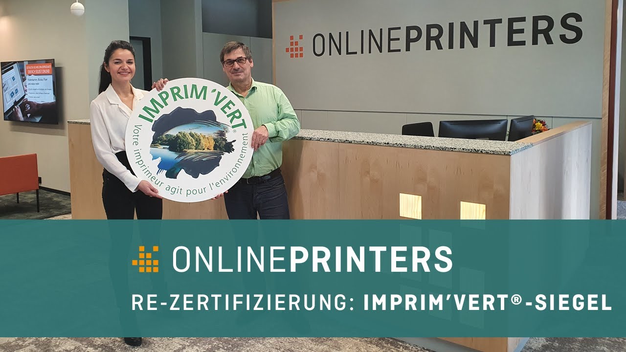 Green printing at ONLINEPRINTERS