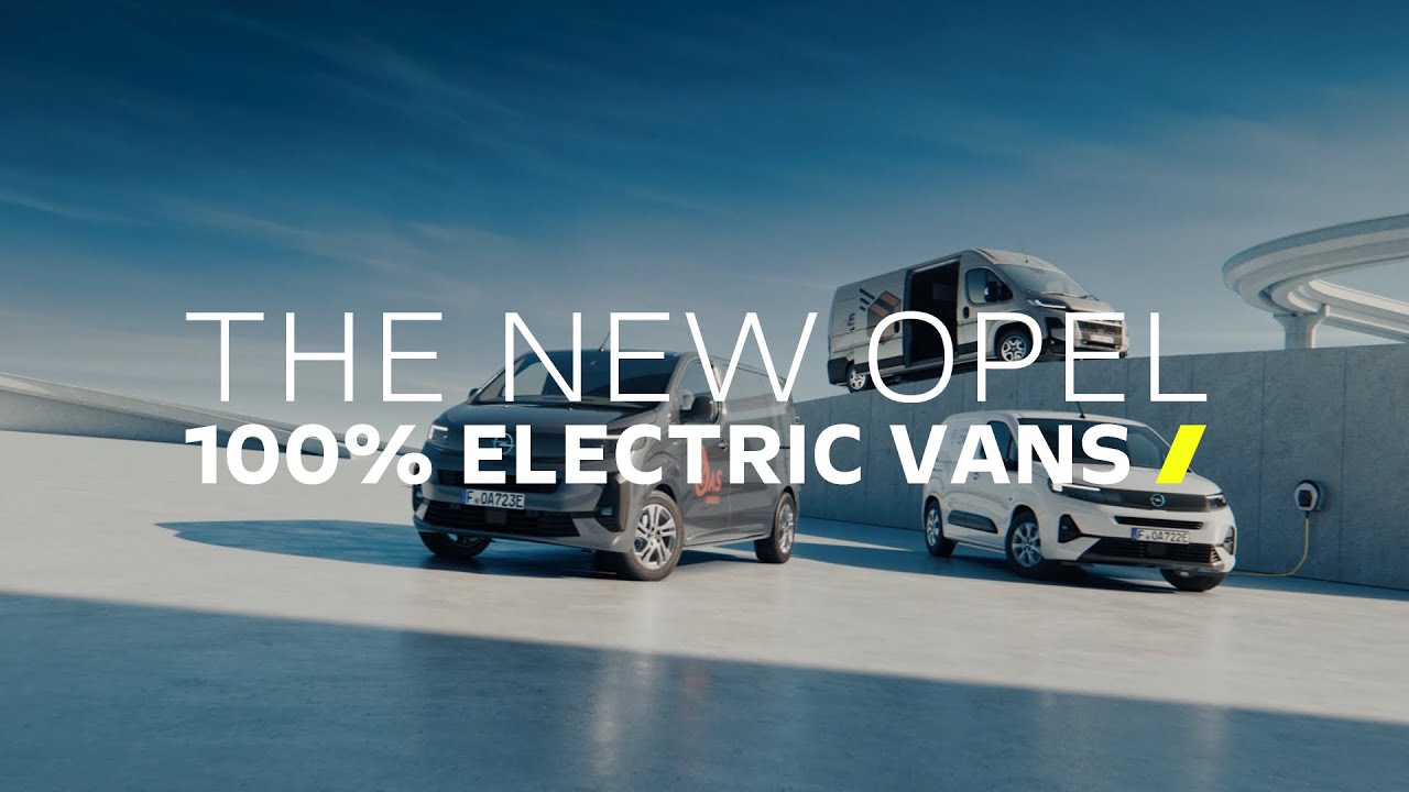The new Opel 100% Electric Vans – Carriers of Possibilities