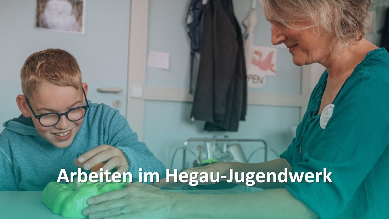 Arbeiten im Hegau-Jugendwerk, einem neurologischen Krankenhaus und Rehabilitationszentrum für Kinder, Jugendliche und junge Erwachsene
