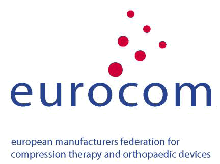 Logo der Firma eurocom e.V. - European Manufacturers Federation for Compression Therapy and Orthopaedic Devices