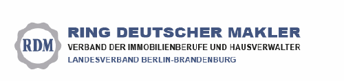 Logo der Firma Ring Deutscher Makler, Verband der Immobilienberufe und Hausverwalter (RDM) - Landesverband Berlin & Brandenburg e. V