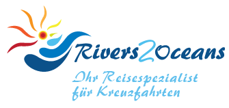 Logo der Firma Rivers 2 Oceans Kreuzfahrten e.K