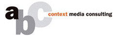 Logo der Firma abc context media consulting