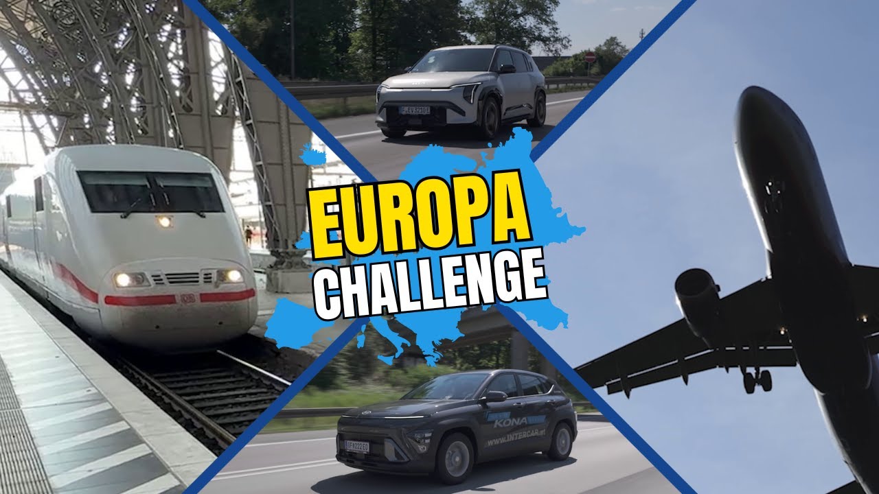 Elektro oder Verbrenner, Zug oder Flugzeug: Wer ist schneller, günstiger und nachhaltiger unterwegs?