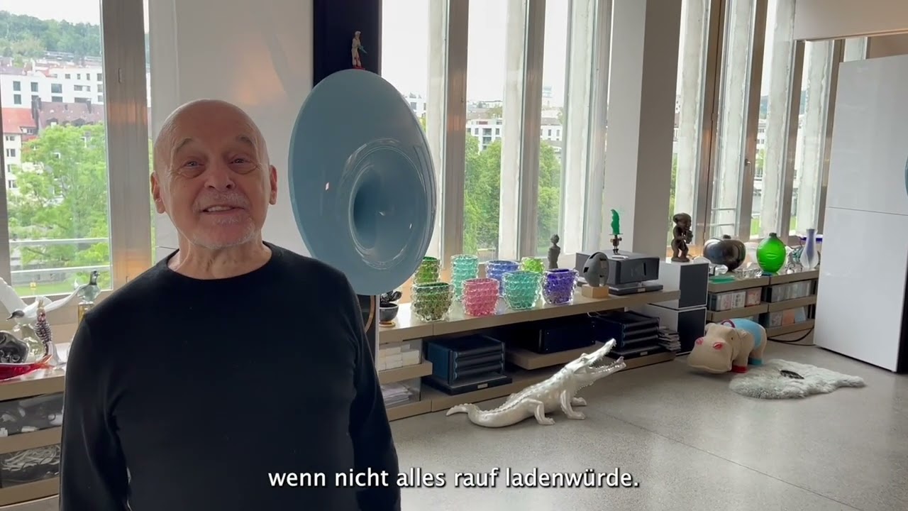 Peter Grünbaum und sein Muranoglas