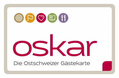 Logo der Firma Oskar - Die Ostschweizer Gästekarte