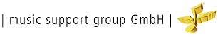 Logo der Firma music support group GmbH