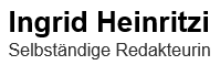 Logo der Firma Redaktionsbüro Ingrid Heinritzi