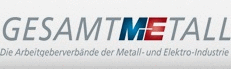 Logo der Firma GESAMTMETALL - Gesamtverband der Arbeitgeberverbände der Metall- und Elektro-Industrie e.V.
