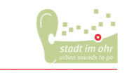 Logo der Firma stadt im ohr - urban sounds to go