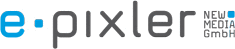 Logo der Firma e-pixler NEW MEDIA GmbH