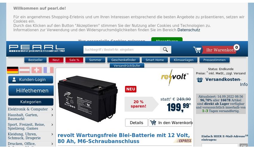 revolt Solar-Ladegerät für Auto-Batterien, Pkw, Wohnmobil, 12 Volt, 10 Watt,  PEARL GmbH, Story - lifePR