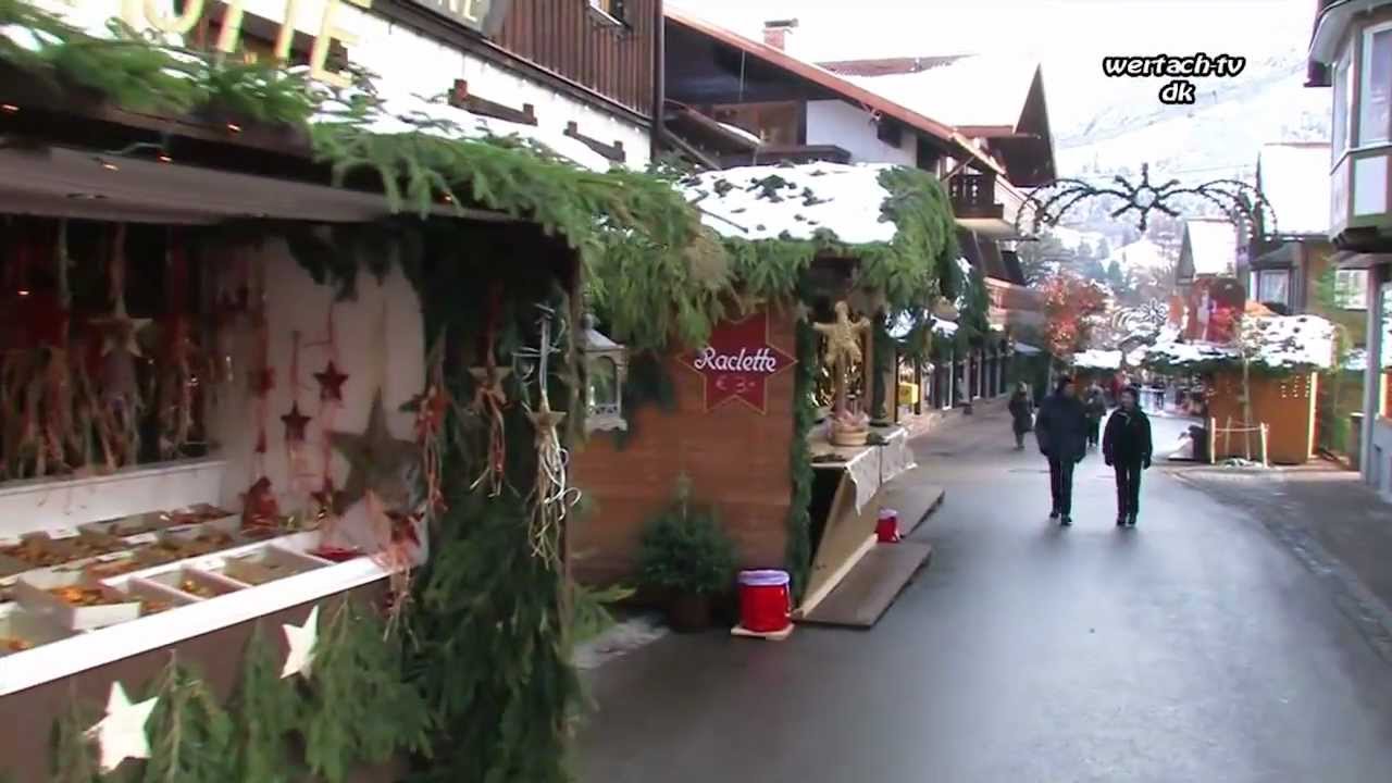 An vielen Orten im Allgäu werden in der Vorweihnachtszeit ein Weihnachtsmarkt abgehalten