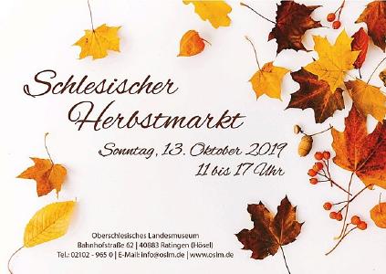 Herbstmarkt im Oberschlesischen Landesmuseum