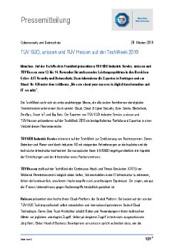 TUEV SUED auf der TechWeek 2019.pdf