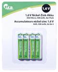 PX-8435 1 tka Nickel-Zink-Akku AAA Micro 1.6V 500 mAh 4er-Set