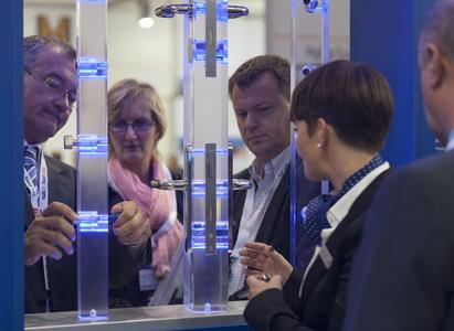 Das Interesse auf der Security 2012 an den Systemen von Winkhaus war groß. Foto: Winkhaus