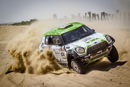 2015 Abu Dhabi Desert Challenge, Erik Van Loon (NED), Wouter Rosegaar (NED) - MINI ALL4 Racing #206 - X-raid GmbH - 30.03.2015