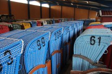 Dornum verkauft gebrauchte Strandkörbe am 24. Oktober