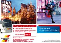 Werben mit Großflächenplakaten und Anzeigenschaltungen: Die HMTG, die Autostadt in Wolfsburg und Hafermann Reisen