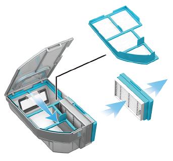 NX-5907 Sichler Haushaltsgeraete Multiroom-Saug-und Wisch-Roboter mit Ladestation
