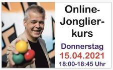 Online-Jonglierkurs am 15.4.2021 um 18 Uhr