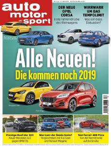 AUTO MOTOR UND SPORT 12/2019 / Motor Presse Stuttgart