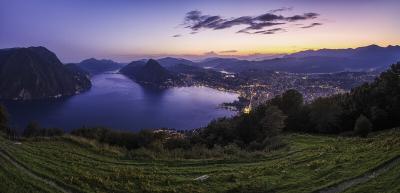 Luganese al tramonto