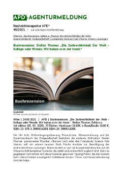 APD_46_2021_Buchrezension - Stefan Thurner „Die Zerbrechlichkeit Der Welt – Kollaps oder Wende..pdf