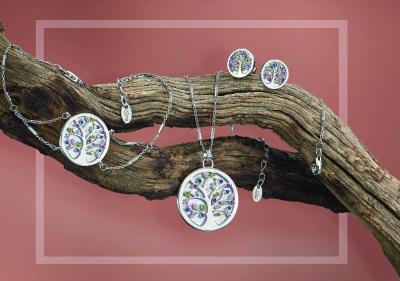 Lotus Silver Tree of Life
