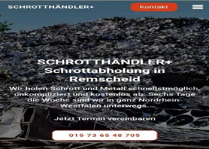 Schrottabholung und Demontage in Remscheid Wir holen Ihren Schrott ab und zahlen faire Preise