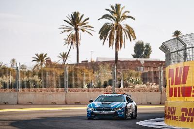 Formel E, Qualcomm BMW i8 Safety Car, Marrakesch