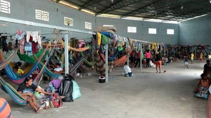 Notbehausung für venezolanische Migranten in Brasilien © Foto: ADRA International