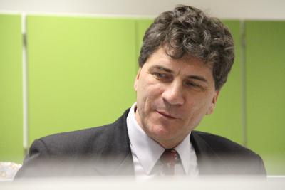 Prof. Dr.-Ing. Anselm Fabig (Fachgebiete Verkehrstelematik und Funknavigation) setzt im Studiengang Verkehrssystemtechnik einen besonderen Schwerpunkt: Autonomes Fahren / Fotograf / Quelle: TH Wildau / Bernd Schlütter