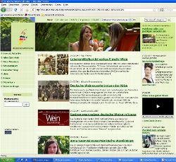 Screenshot Startseite