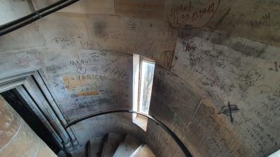 Köln, Dom, Südturm, Turmbesteigung, Graffiti-Entfernung bis 100 Meter © Foto: Guard KG