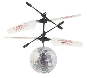 Simulus Selbstfliegender Hubschrauber-Ball mit bunter LED-Beleuchtung