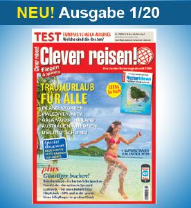Ausgabe 1/20 plus Extra im Heft: 33 Reiseideen
