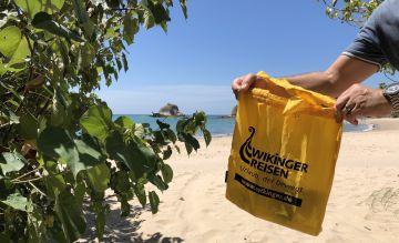 Mit Stofftaschen für jeden Thailand-Urlauber setzt Wikinger Reisen seine Kampagne gegen Plastikmüll fort