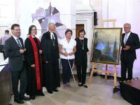 (von l.): Matthias Derrer, Cornelia Wolf, Detlev Bierbaum, Irmgard Badura, Elisabeth Hann von Weyhern, Richard Bartsch / Fotorechte: EGG